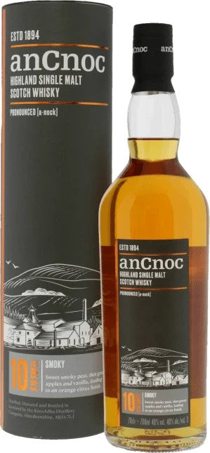 anCnoc10YearsOldPeatedSingleMaltScotchWhisky