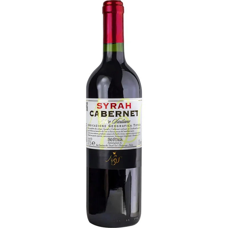 LaCantinadeiFeudi2023SyrahCabernetTerreSicilìaneIGPtrocken