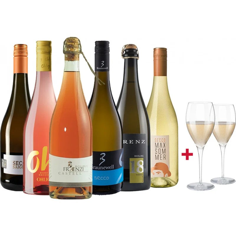 SeccoFavoritenPaketinkl.2erSetProseccogläser