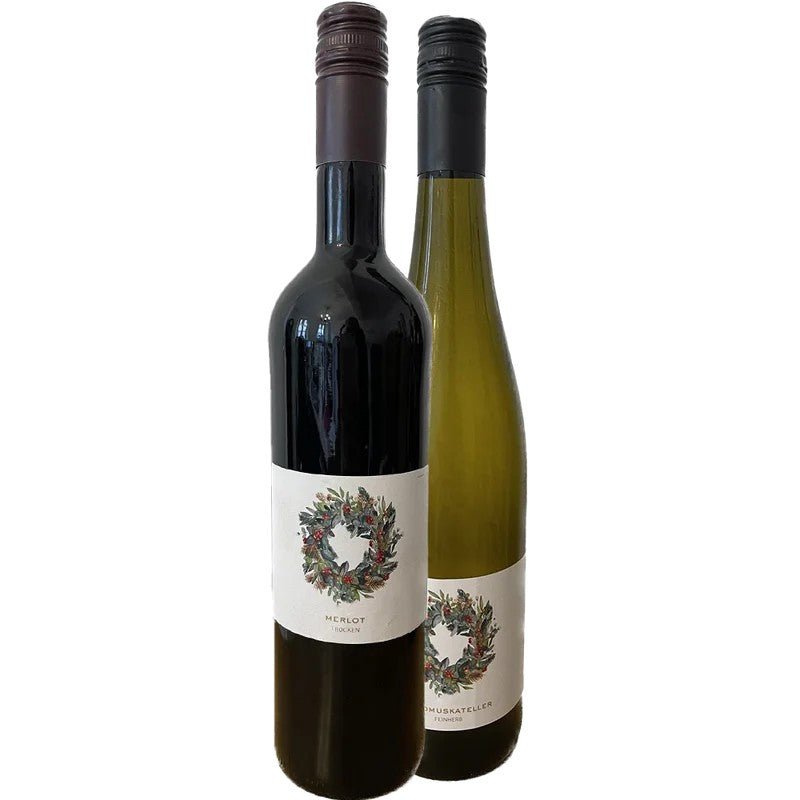 Wein-undSektgutSchreierSprechendeWeinflaschenWeihnachtsEDITION