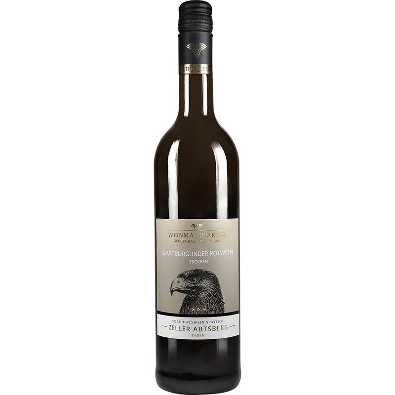 WeinmanufakturGengenbach2018ZellerAbtsbergSpätburgunderRotweinSpätlesetrocken
