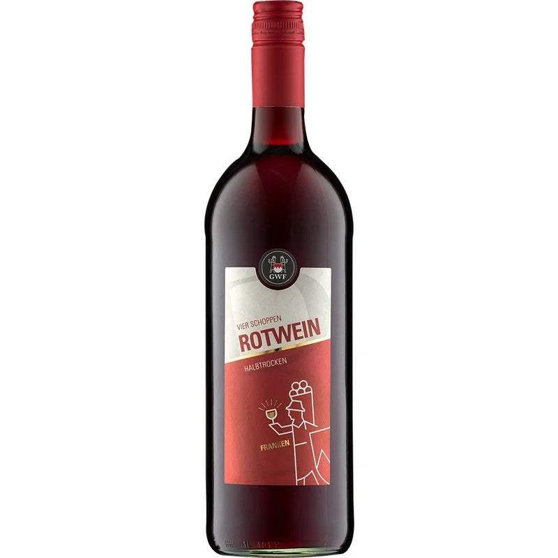 WinzergemeinschaftFranken2017VierSchoppenRotwein1L(GWF)halbtrocken10L