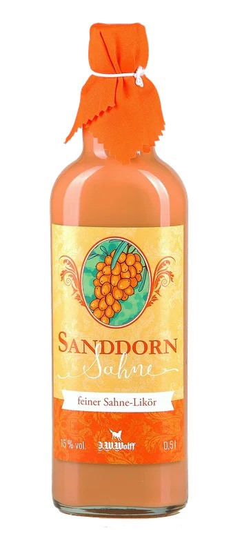 Wolff’sSanddornSahne15%vol.|FriesischeSpezialitäten–WeinWolff