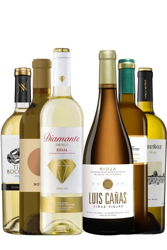 12erProbierpaket–SpanischesWeißweinpaket–TrockenbisHalbtrockenWeinonlinekaufen|Weinhaus-Venum.de