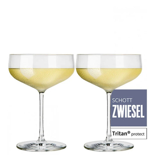 2er-SetZwieselKristallglasAirChampagnerschale