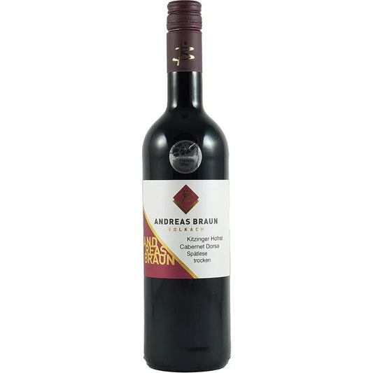 AndreasBraun2023KitzingerHofratCabernetDorsaSpätleseBordeauxFlaschetrocken