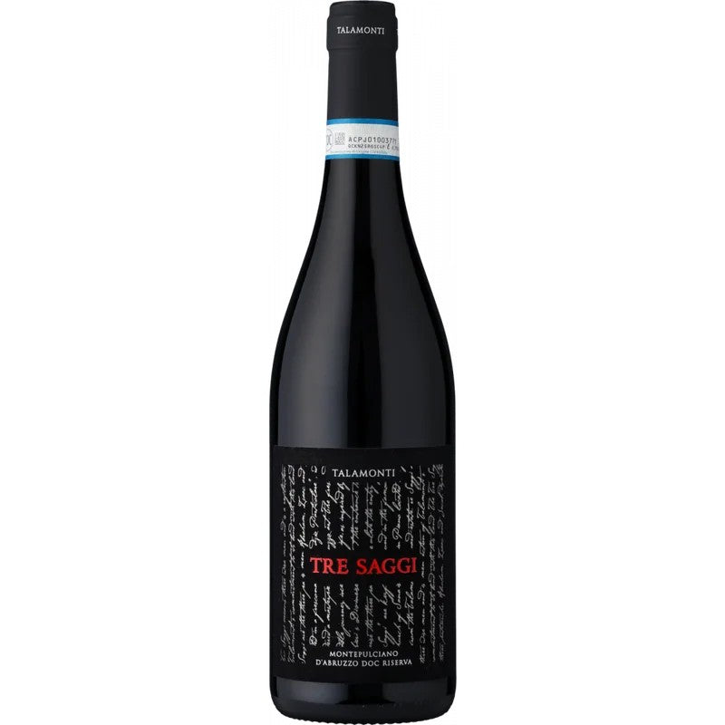 AziendaVinicolaTalamonti2018TreSaggiMontepulcianod’AbruzzoDOCtrocken