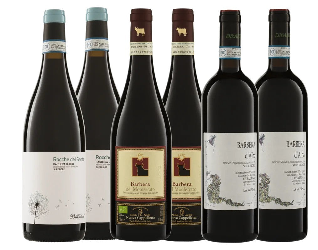 BarberaDreierleiProbierpaket6FlaschenBio–PRObioWEIN