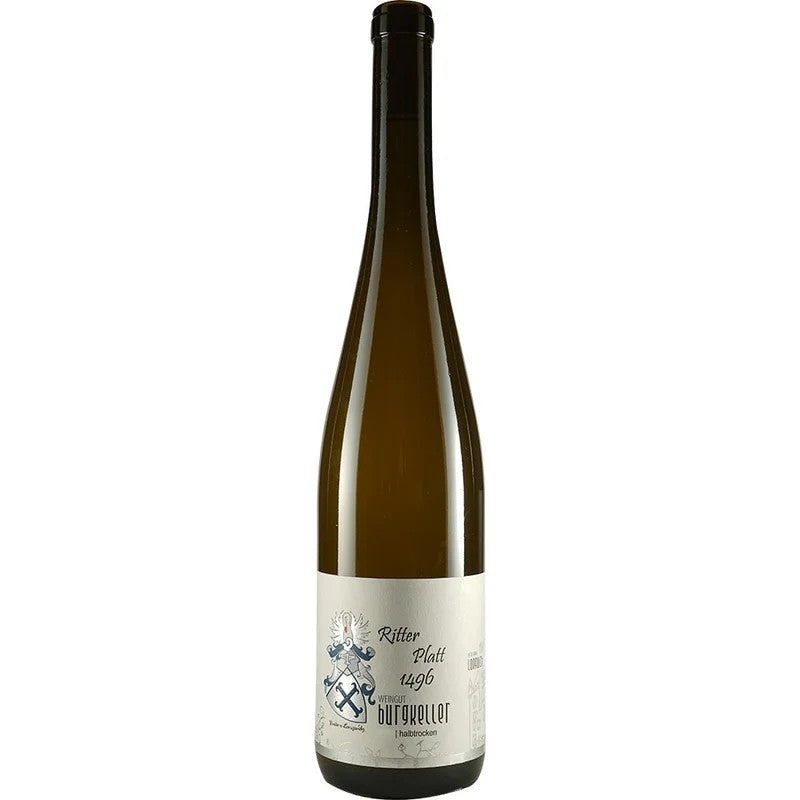 Burgkeller2016RieslingAlteRebenRitterPlatt1496halbtrocken