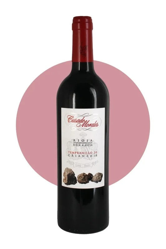 CasadoMoralesRotweinTrockenCrianza2018/19–Tempranillo&Graciano–Rioja–SpanienWeinonlinekaufen|Weinhaus-Venum.de