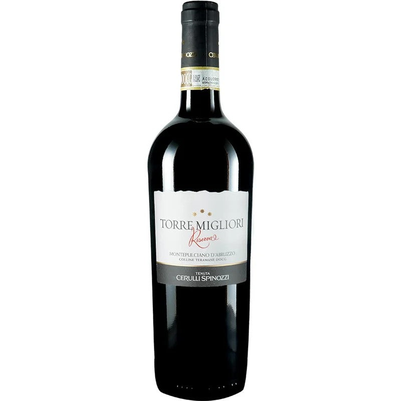 CerulliSpinozzi2015TorreMiglioriRiservaCollineTeramaneMontepulcianod’AbruzzoDOCGtrocken