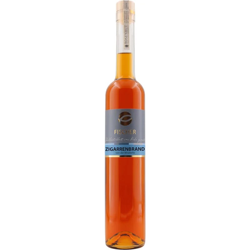 FischerZigarrenbrand-Mirabelle-„Edel-DestillatvomHolz“05L
