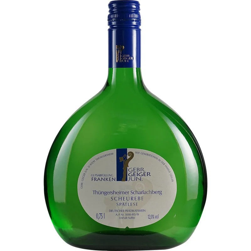 Gebr.Geigerjun.2018ScheurebeSpätleseThüngersheimerScharlachbergfeinherb