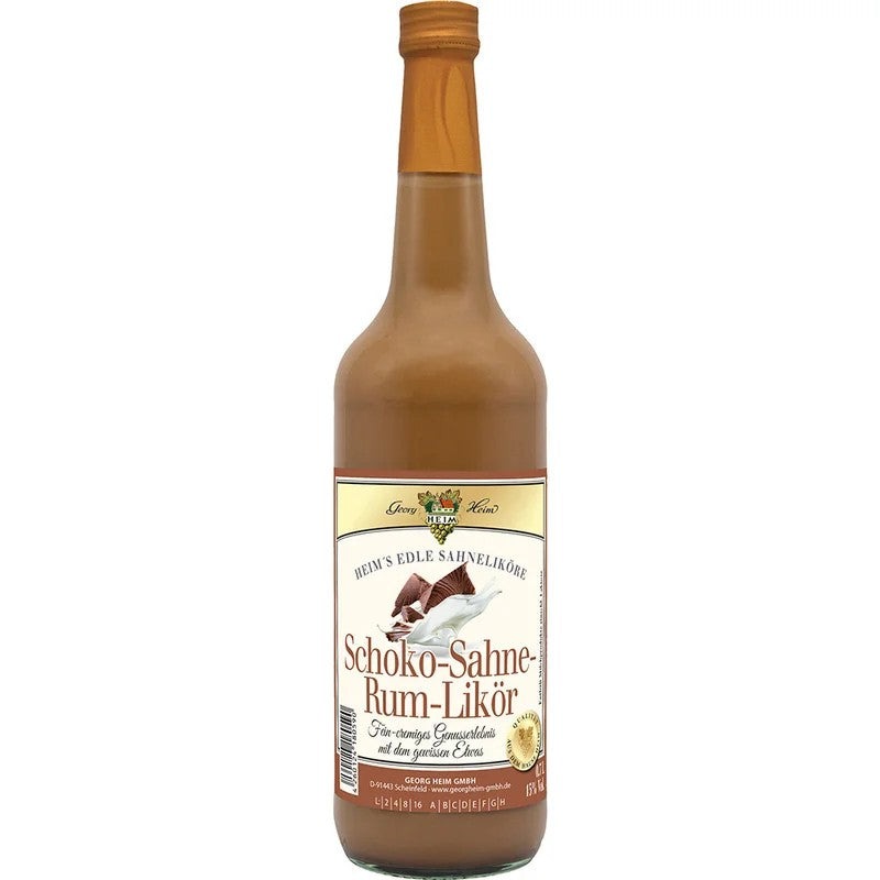 GeorgHeimScheinfeldSchoko-Sahne-Rum-Likör07L