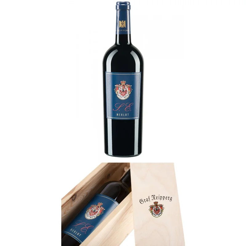 GrafNeipperg2015SEMerlotinOriginal-Holzkistetrocken