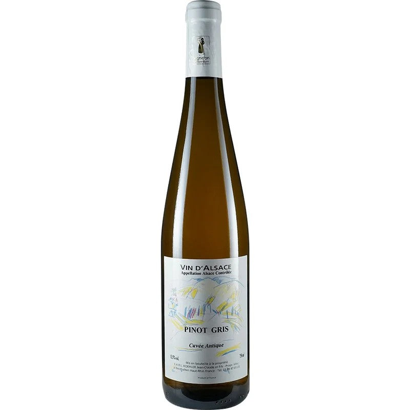 Jean-ClaudeKoehleretFils2018PinotGris„CuvéeAntique“AlsaceAOPsüß