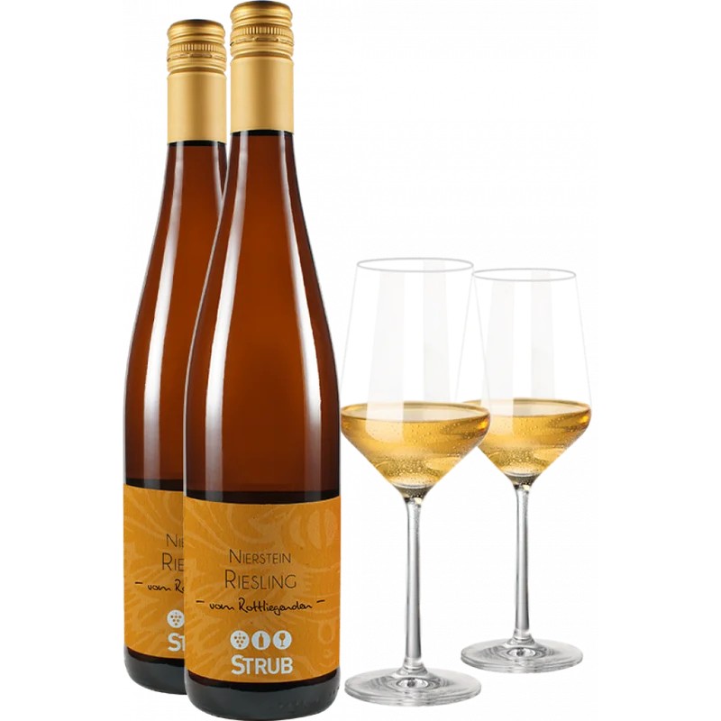 NiersteinRieslingvomRotliegenden+WeißweinGläser