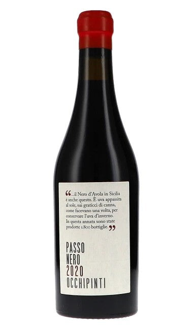 Occhipinti–PassoNeroIGTRossoPassitoSicilia2020500ml|Sizilien