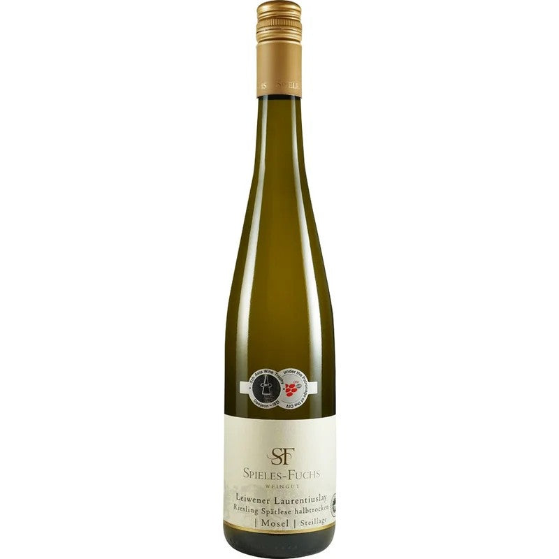 Spieles-Fuchs2016LeiwenerLaurentiuslayRieslingSpätlesehalbtrocken