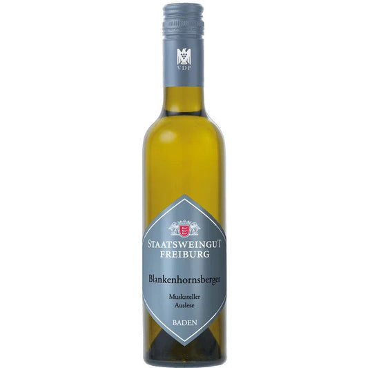 StaatsweingutFreiburg2015MuskatellerAusleseedelsüß0375L