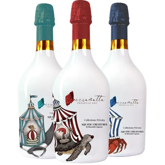 StraItalianWinemakersStraItalianBocciamattaProseccoDOCAquaticCreaturesPaket