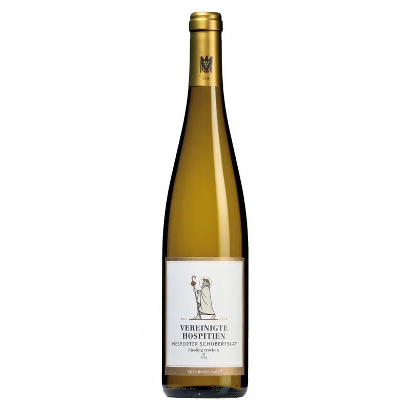 VereinigteHospitienPiesportSchubertslayRieslingtrocken2018