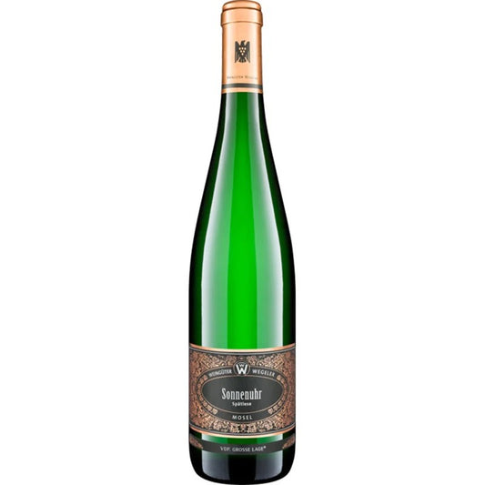 Wegeler–BernkastelWehlenSonnenuhrRieslingSpätleseGL2015
