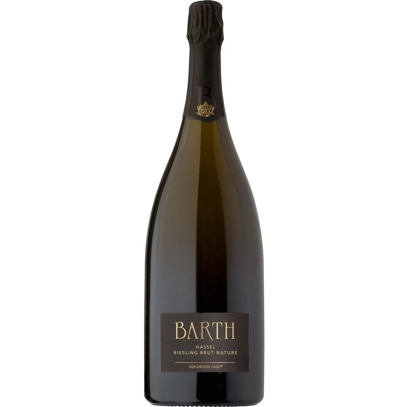 Wein-undSektgutBarth2016HasselRieslingSekt–Magnumbrutnature15L