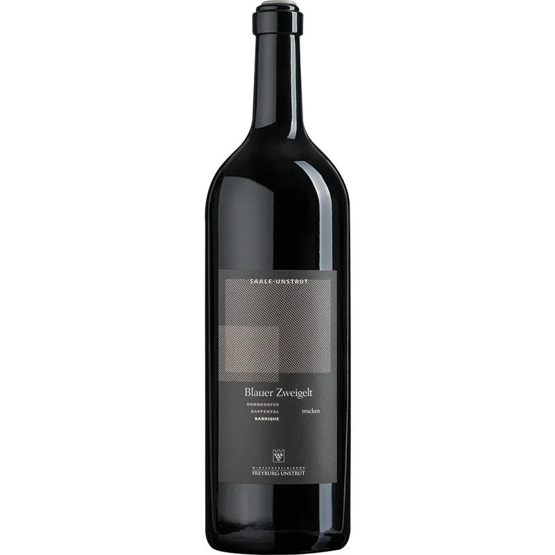 WinzervereinigungFreyburg-Unstrut2017BlauerZweigeltSpätleseBarrique„DorndorferRappental“trocken30L